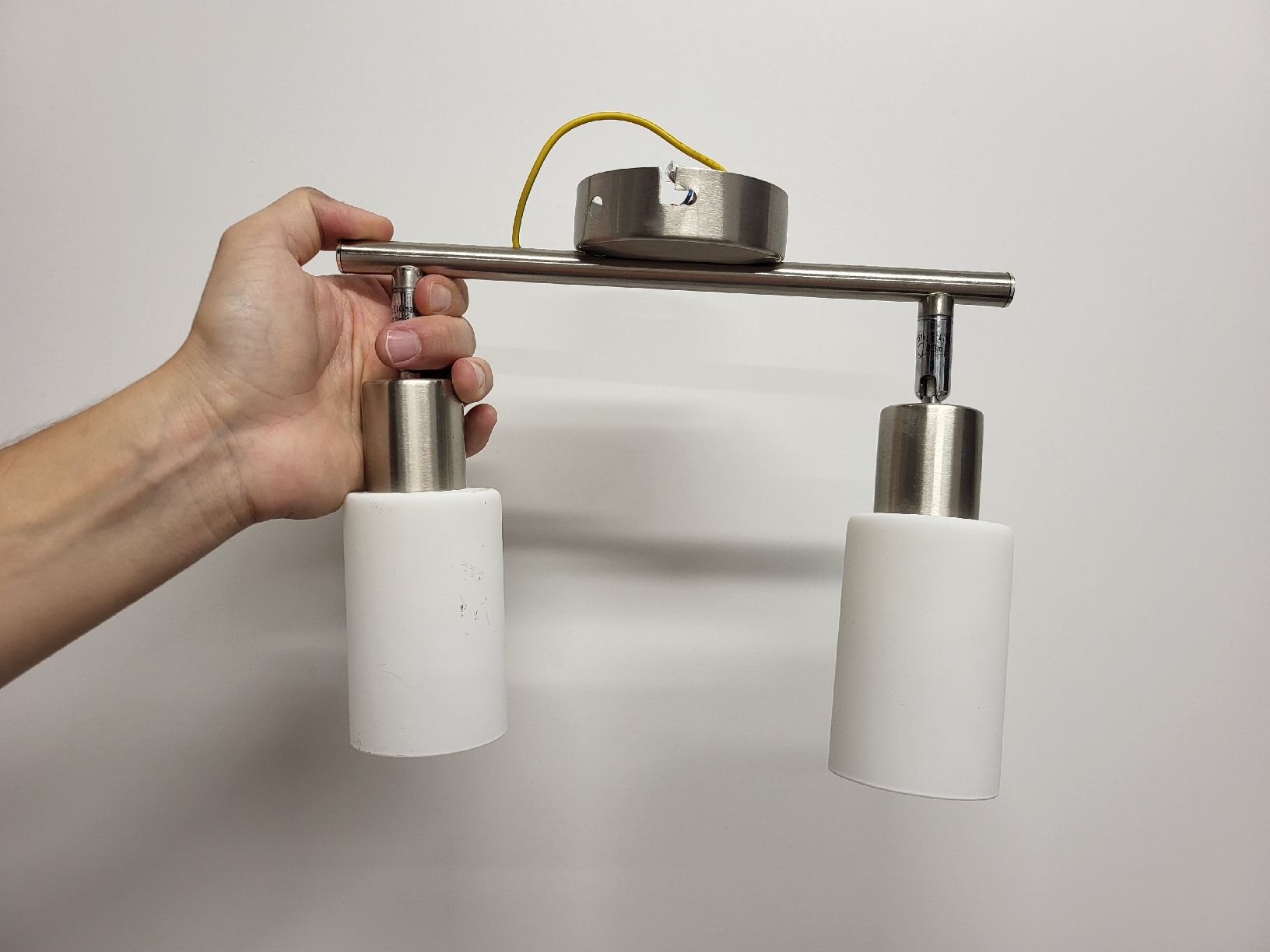 Lustres & lampes de plafonds: Ceiling Lamp with 2 Spotlights – D'occasion à Büren an der Aare par pat_ypp6