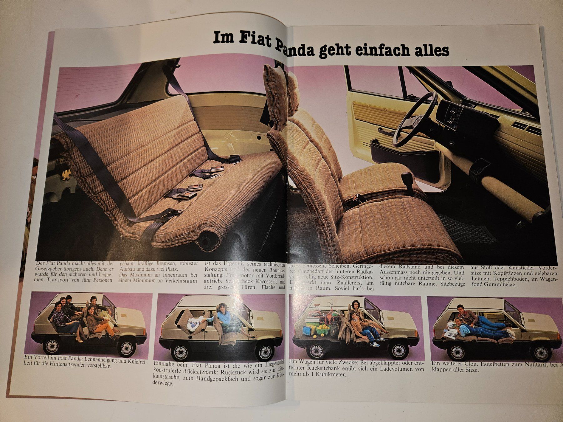 Fiat Documenti: Fiat Panda Original-Prospekt deutsch - Oldtimer – Usato da Gunzwil venduto da Charro03 1