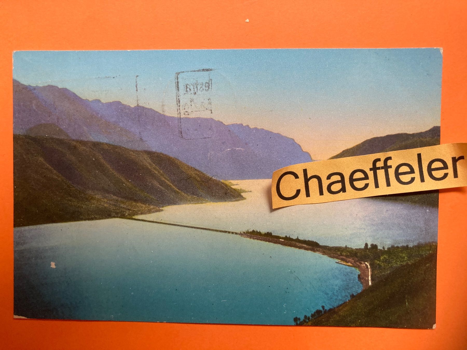 Cartes postales: 1923 Lago di Lugano - Ponte di Melide – D'occasion à Zürich par Chaeffeler