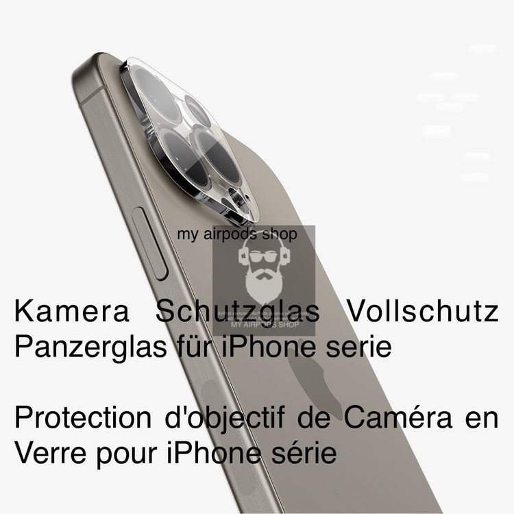 2x Protection Objectif et 2x Vitre de Protection iPhone 15 Plus 9H