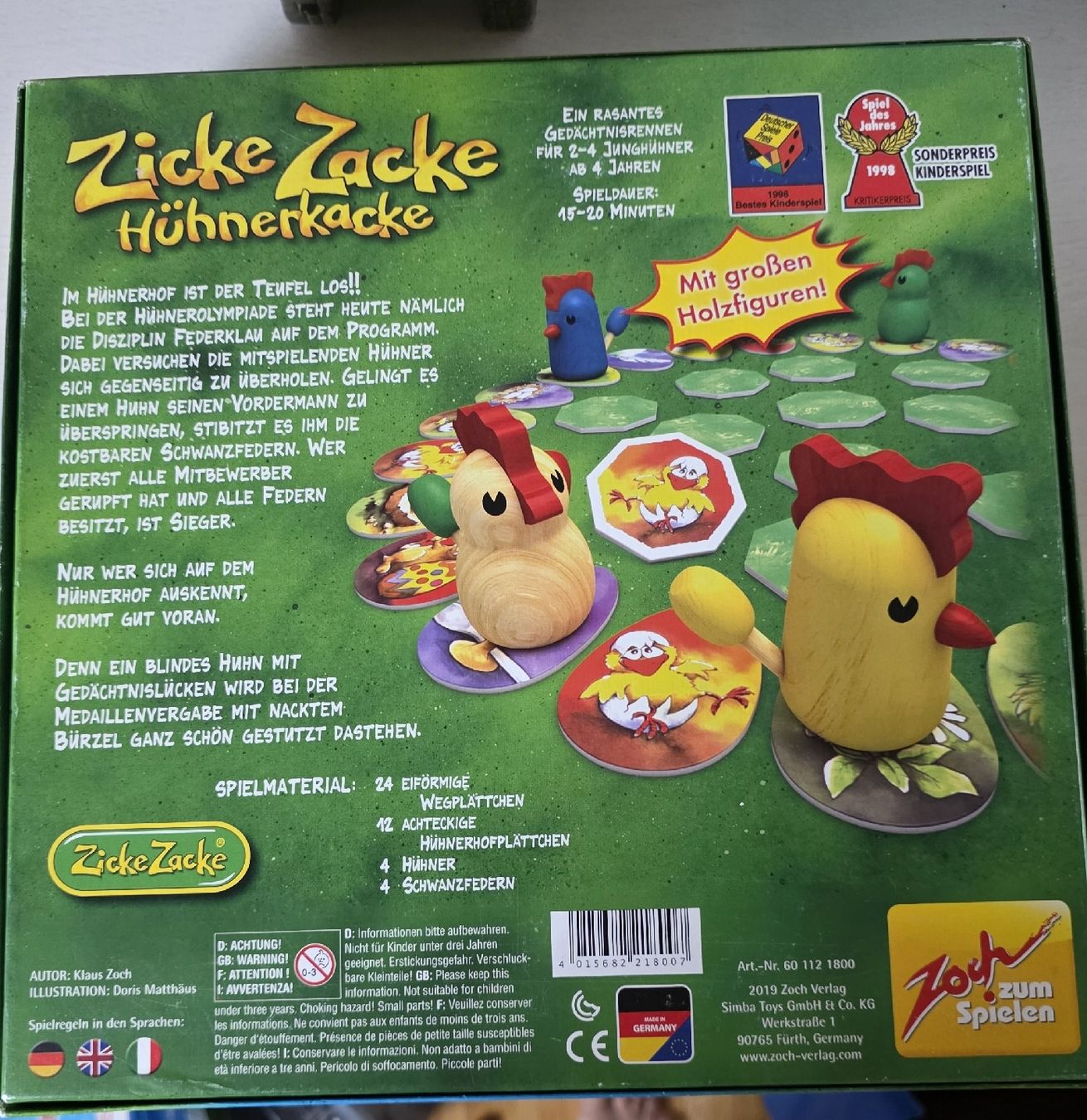 Giochi: Zicke Zacke Hühnerkacke – Nuovo (secondo la descrizione) da Spreitenbach venduto da nicsusi01 1