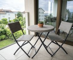 Balcony table set - 2 chairs & table