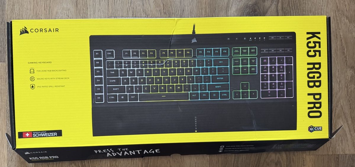 Corsair Tastaturen: Clavier CORSAIR K55 RGB PRO gaming – Gebraucht aus Crans-Montana von thi_77wm 1