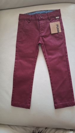 Pantalon FUNK neuf avec étiquette, bordeaux, taille 98