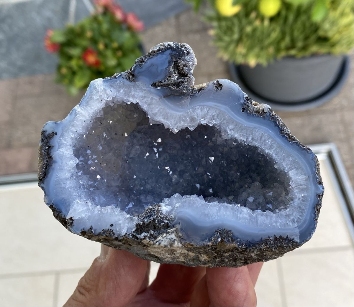 Mineralien & Heilsteine: Sehr schöne Achat Geode  – Gebraucht aus Selzach von 321compac 3