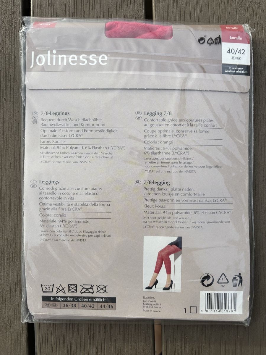 Leggings: 7/8 Leggins neu  – Neu und originalverpackt aus Kesswil von Branca-01 4
