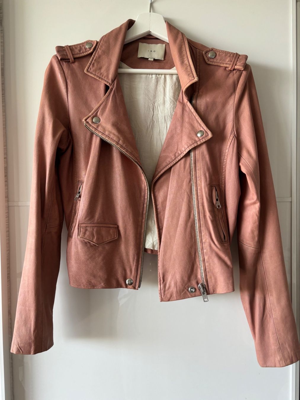 Iro Giacche: Iro Lederjacke in rosa – Usato da Küsnacht ZH venduto da Anrojora 1