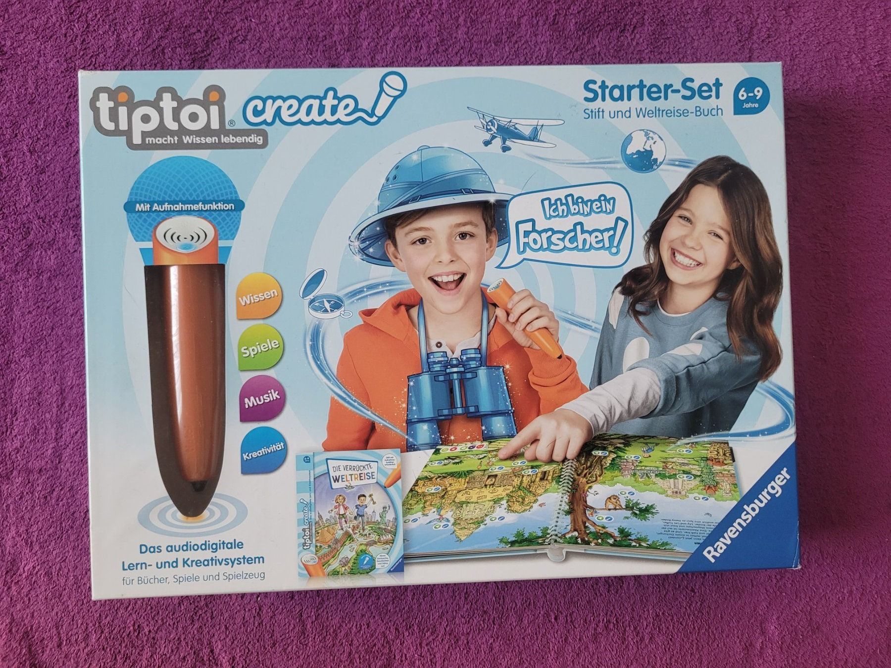 Ravensburger Spiele: tiptoi CREATE Starter-Set - Stift & Weltreise Buch – Gebraucht aus Müllheim Dorf von Seeeule01
