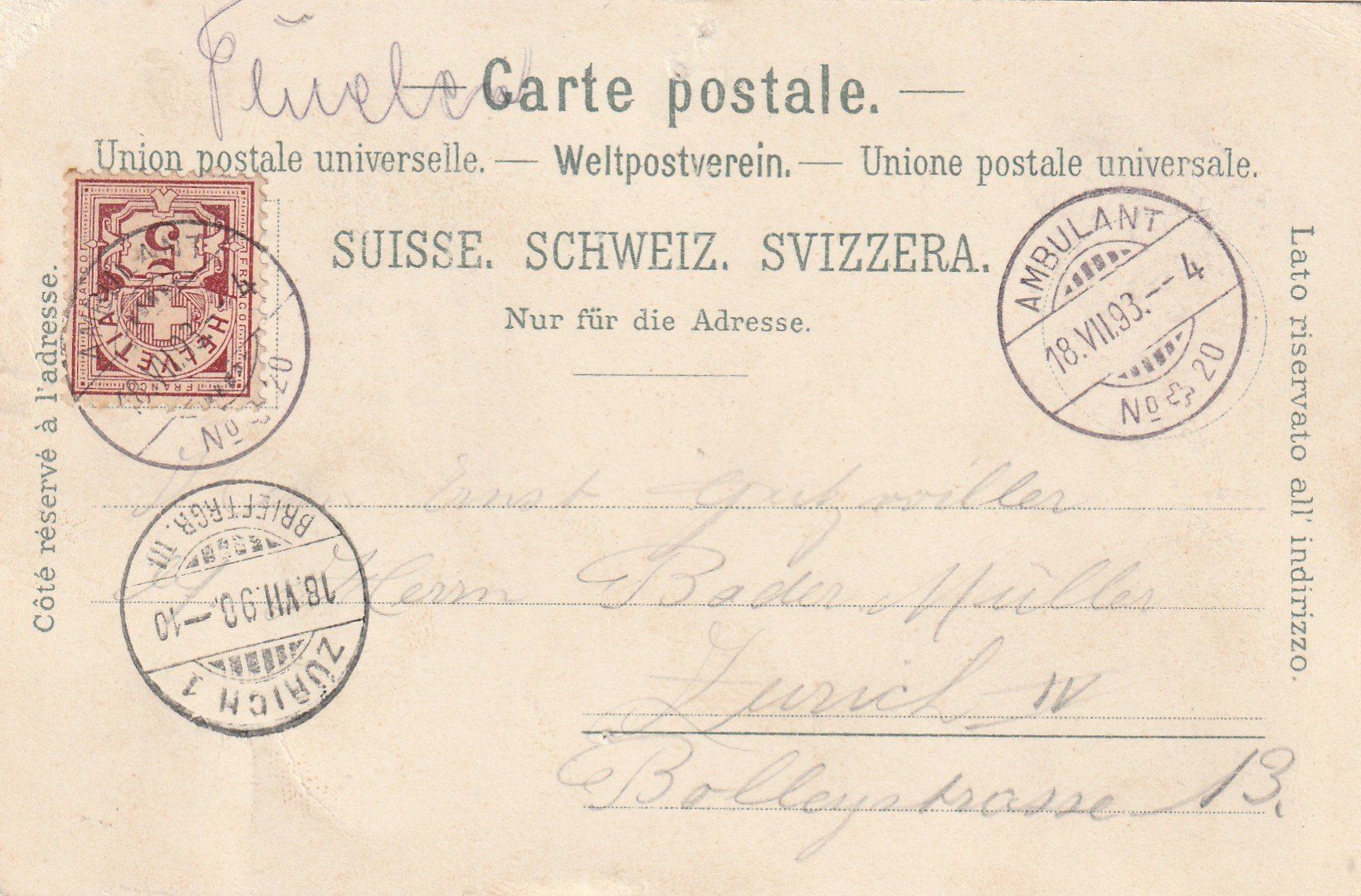 Cartoline postali: Vierwaldstättersee Litho – Usato da Rorschacherberg venduto da fratovi2 1