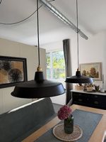 2 Esstischlampen im Industrie Look
