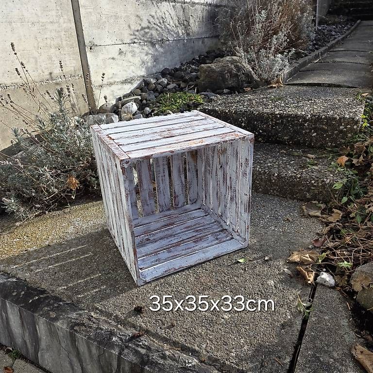 Casse di trasporto: Holzkiste Shabby Chic – Usato da Reichenbach i. K. venduto da likki07