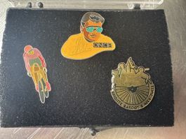 Lotto spille ciclismo vintage anni 90-Collezione rara!