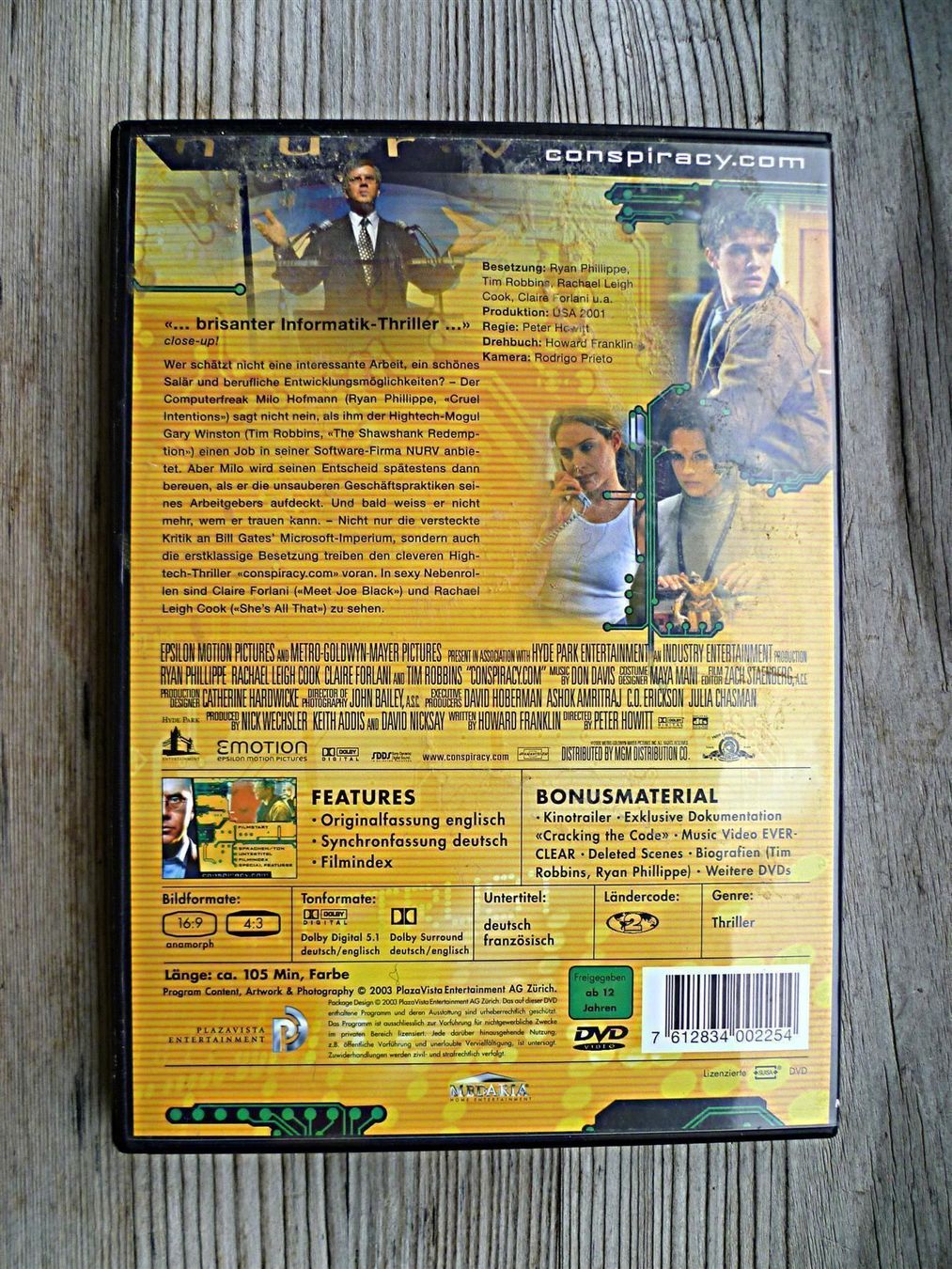 Tutti i DVDs: conspiracy.com- Traue nur dir selbst DVD – Usato da Aarau venduto da Rdodger 1