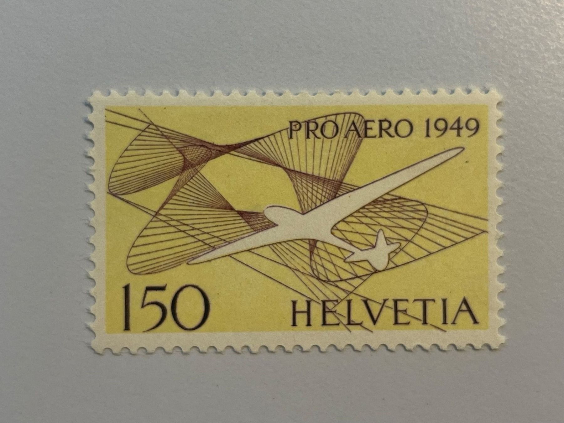 Tutti i francobolli: 1949, Pro Aero, F45, postfrisch – Usato da Küssnacht am Rigi venduto da POSTOMASTER