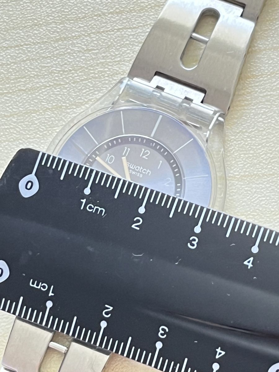 Swatch Uhren: Swatch Uhr transparent mit Metallband  – Gebraucht aus Grenchen von chththl 1