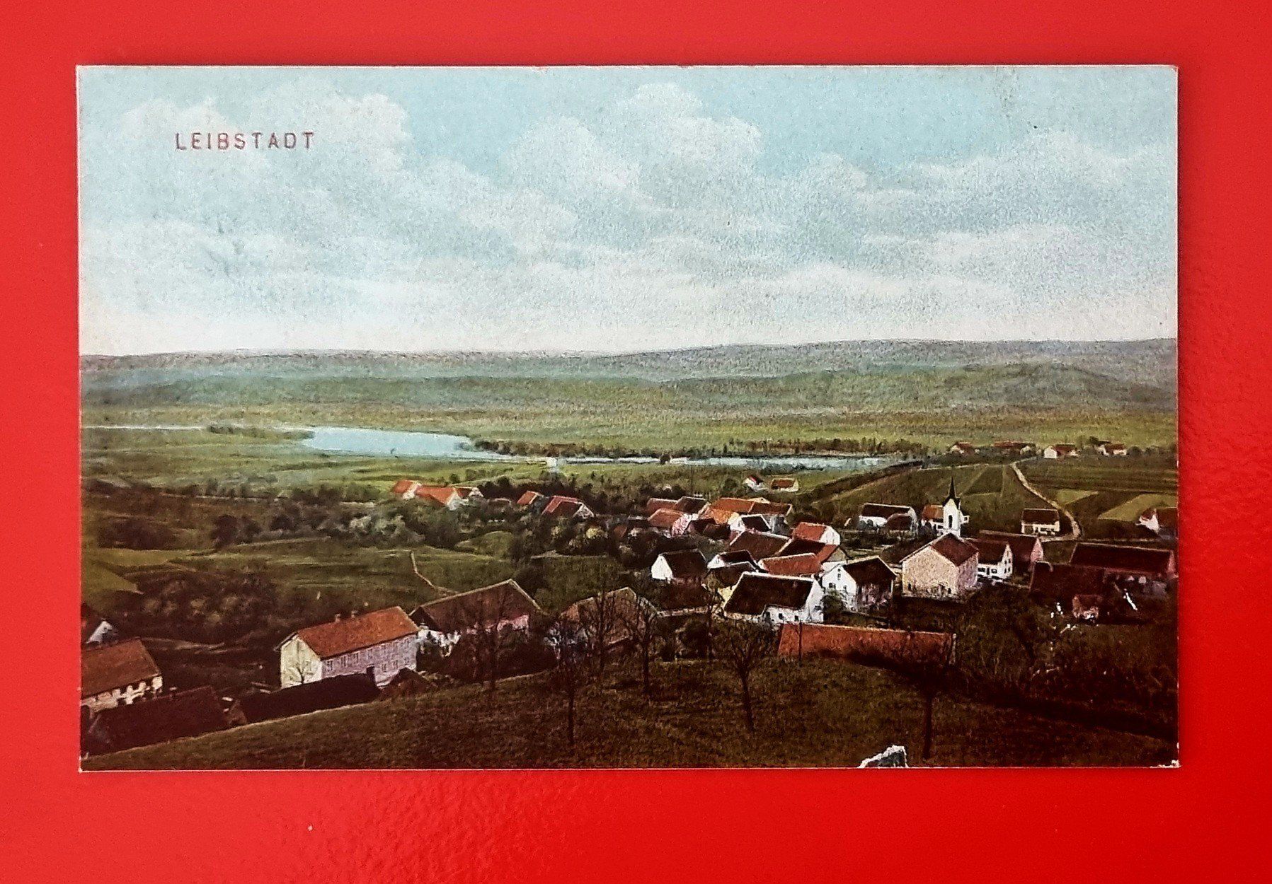 Cartoline postali: Leibstadt - Dorfansicht - 1914 – Usato da Rothrist venduto da RROENK
