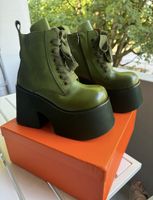 GRÜNE PLATEAU-BOOTS 38
