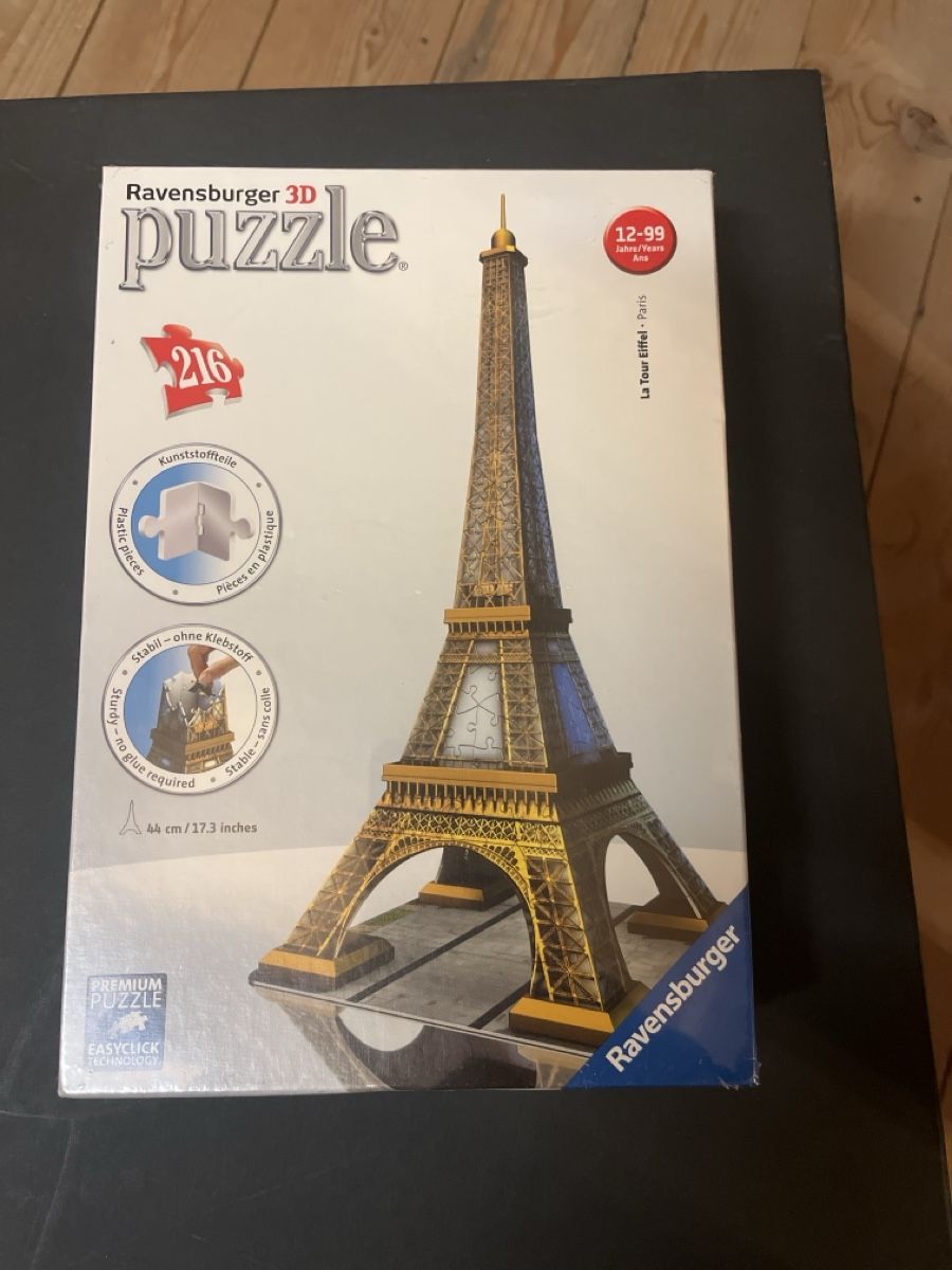 Ravensburger Puzzle: Ravensburger 3D Puzzle Eiffelturm – Usato da Konolfingen venduto da Cassius_X
