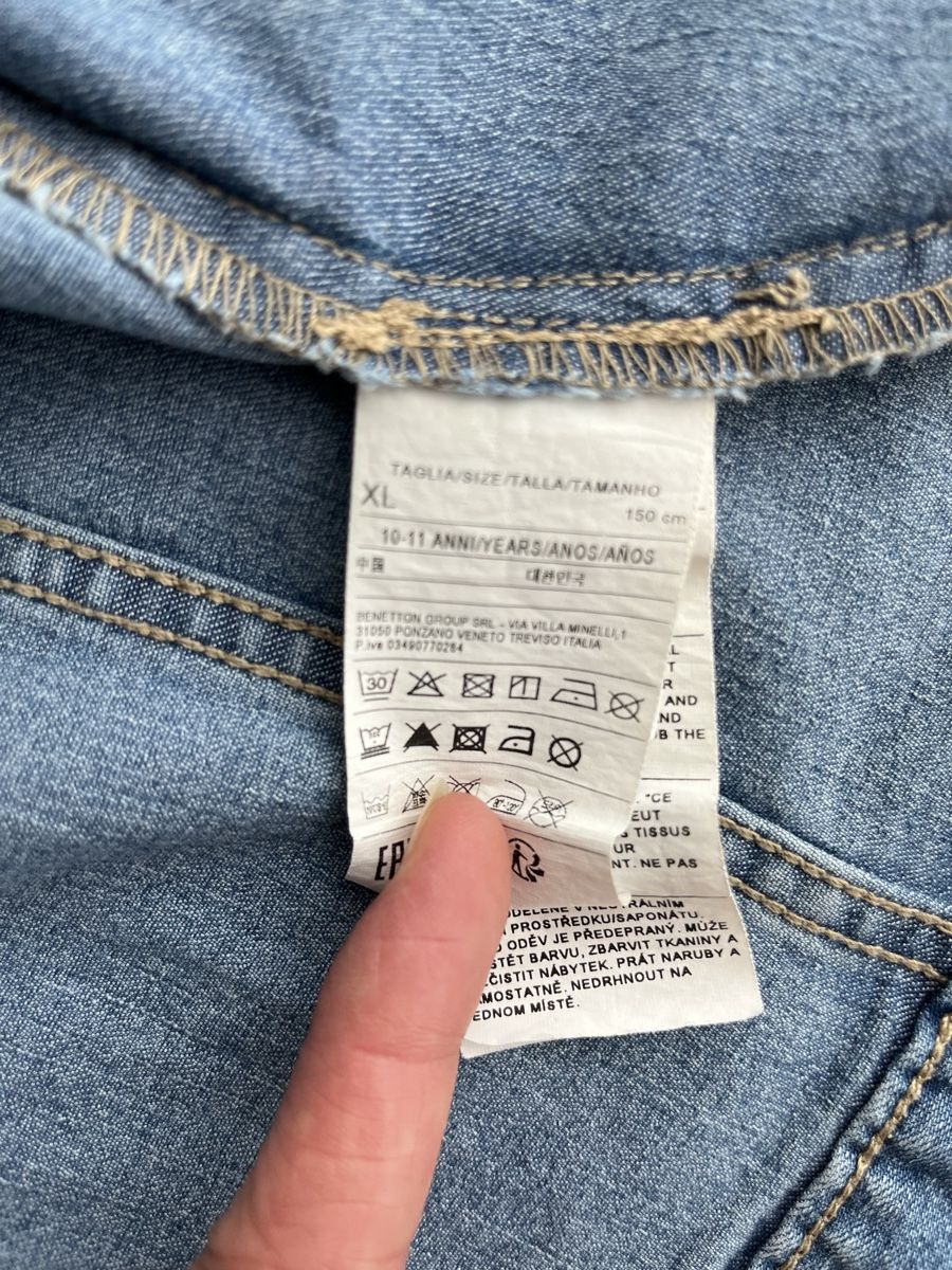 Benetton Giacche & Cappotti: Jeansjacke Benetton 146 / 150 – Usato da Luzern venduto da Aldabema 5
