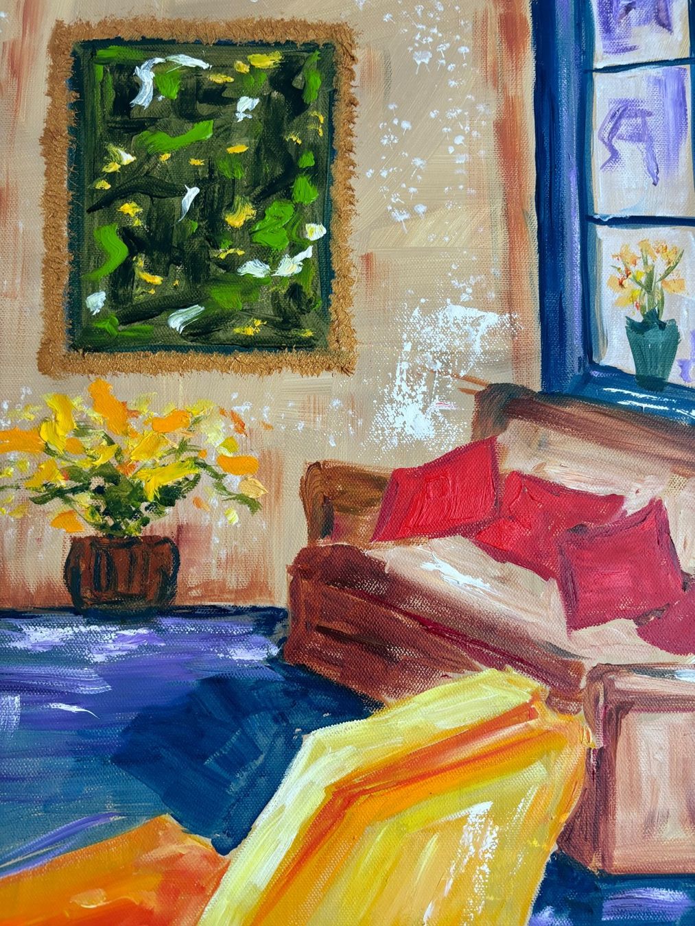 Dipinti: Modernes Interieur - Ölbild – Nuovo (secondo la descrizione) da Cham venduto da Felha 6