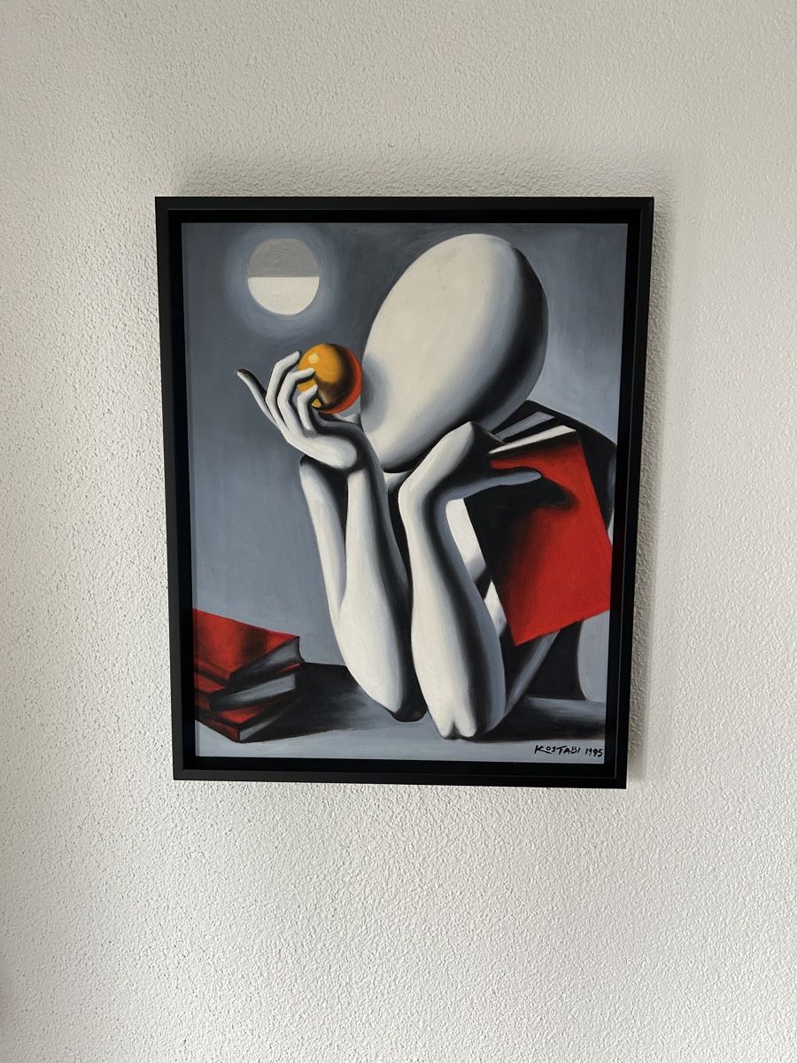 Dipinti: Mark Kostabi Gemälde – Usato da Pfäffikon ZH venduto da Schaufej 1
