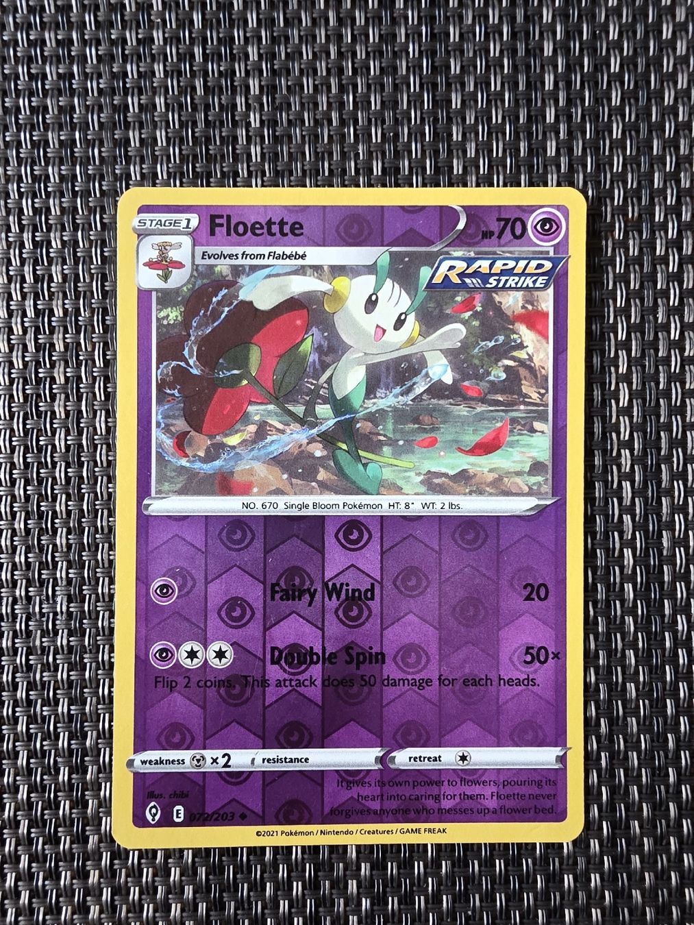 Pokémon Carte collezionabili: Pokémon Karte Floette Rapid Strike  – Usato da Alberswil venduto da mario889