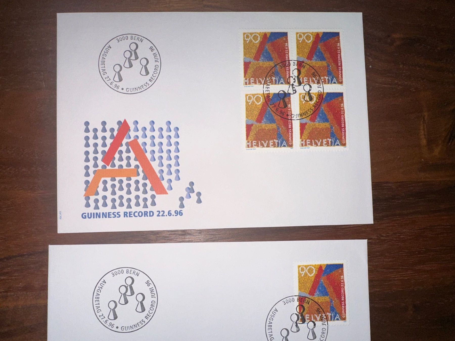 Alle Briefmarken: Set 1996 FDC Ersttagsumschlag – Gebraucht aus Stettfurt von 2442 1