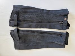 Schwarze Chaps Grösse XL