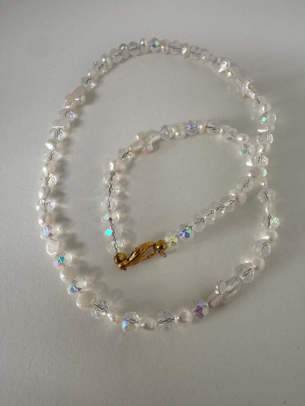Catenine: Halskette Perlen, Tschechischer-Kristall – Nuovo (secondo la descrizione) da Biberist venduto da tl-schmuck 1