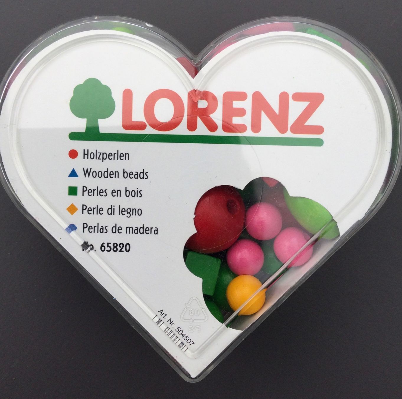 Perle (finte): 4 Schachteln farbige Holzperlen  LORENZ – Nuovo (secondo la descrizione) da Rabius venduto da bri_ca76