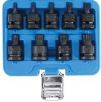 Kraft-Bit-Einsatz-Satz, Innenvielzahn ( XZN), M4-M16, 9-tlg.