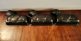 3 Osterlamm Formen Backformen Metall schwarz 3 Stk