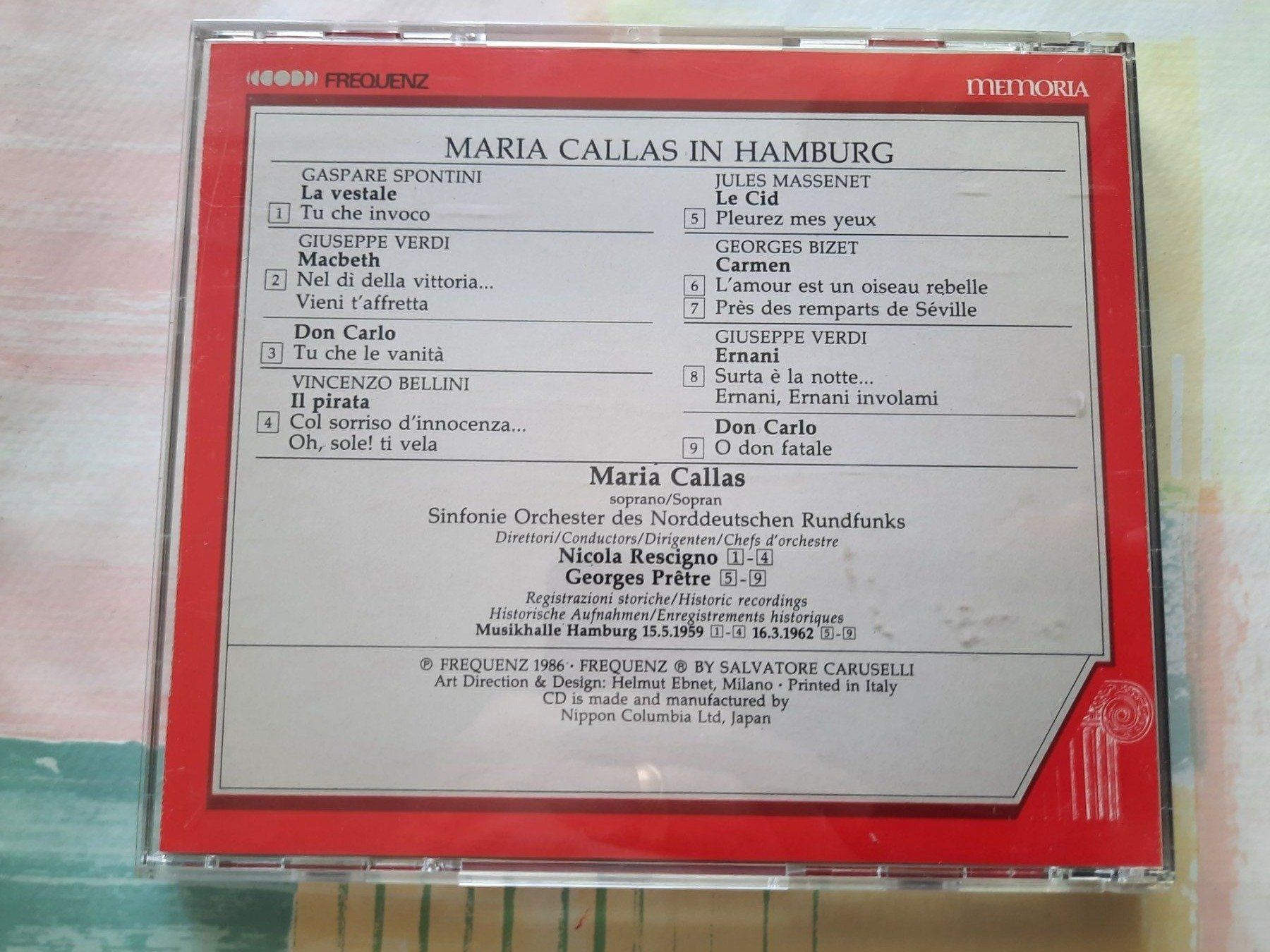 CDs: CD Maria Callas in Hamburg – D'occasion à Pully par bro_n52j 1