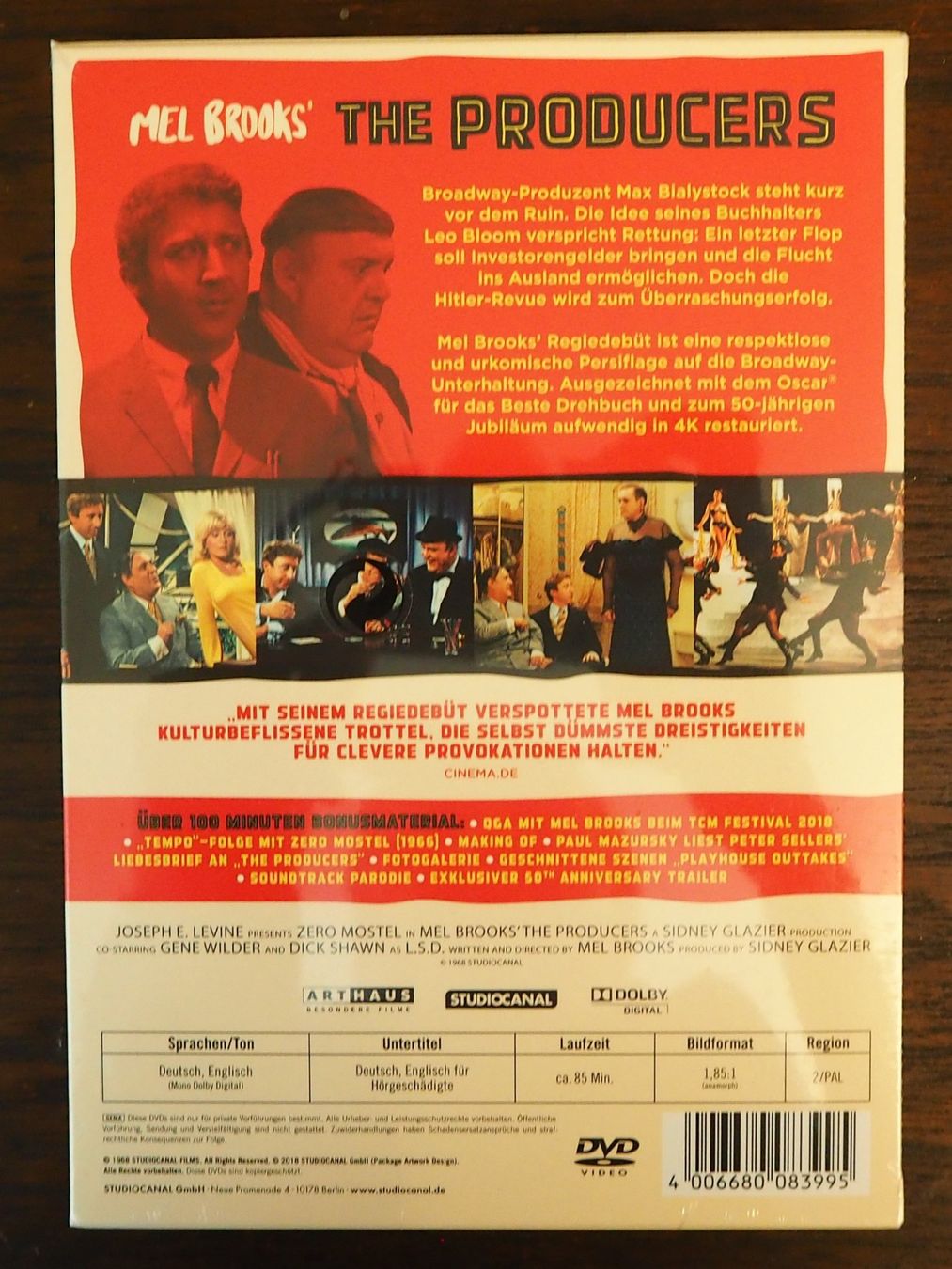 Tutti i DVDs: The Producers / Gene Wilder / OVP – Nuovo e nell'imballaggio originale da Chur venduto da dluli 1