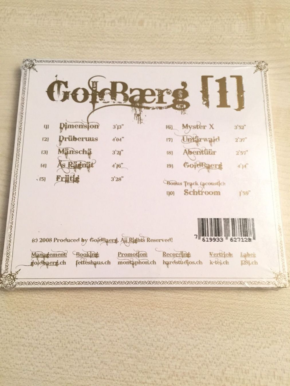CDs: Goldbaerg 1 – Neu und originalverpackt aus Rüti ZH von alumedien 1