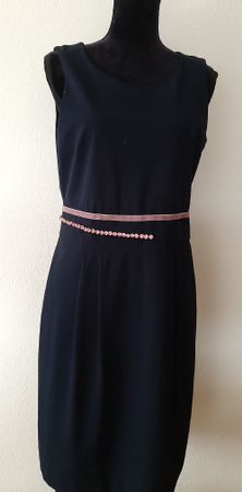MORE &  MORE elegantes Kleid, dunkelblau, Gr. 40