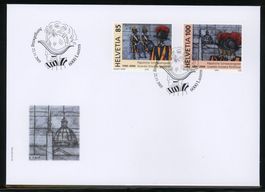 2005, FDC, Sondermarken 500 Jahre Päpstliche Schweizergarden