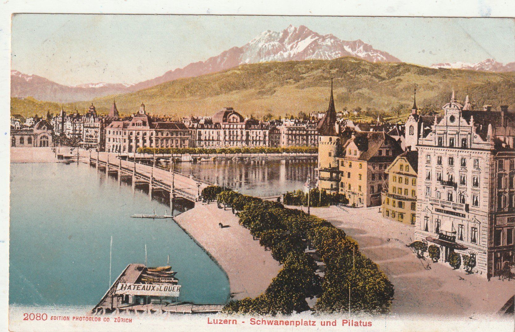 Cartoline postali: Luzern Antike Karte – Usato da Lumbrein venduto da made02
