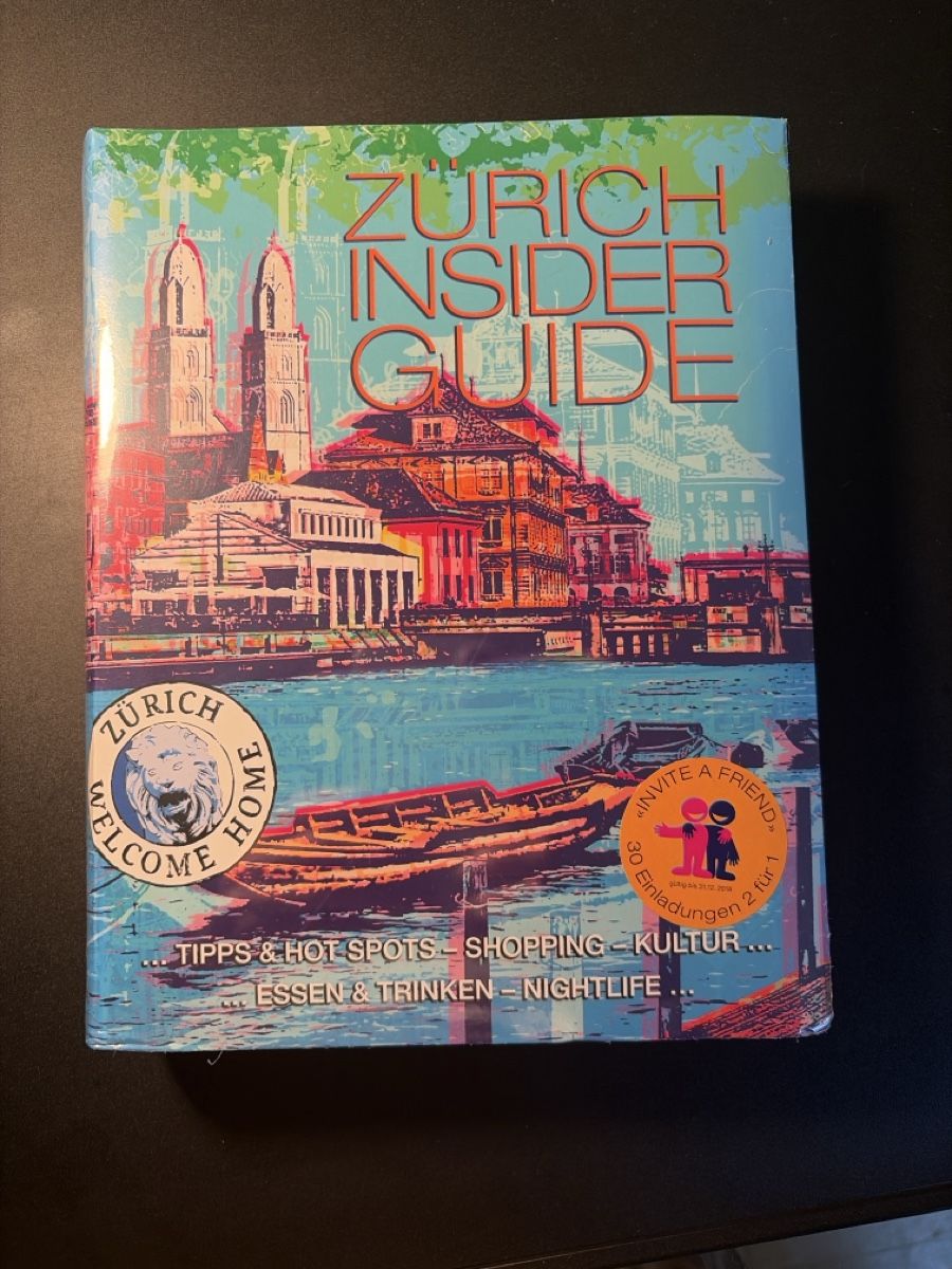 Bücher: Zürich Insider Guide – Neu und originalverpackt aus Freidorf TG von ibipatria