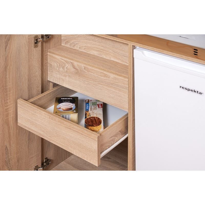 Cucine complete: 032 Schrankküche Küchenzeile eiche grau - Küche Einbauküche – Nuovo e nell'imballaggio originale da Wallenwil venduto da toesstalvertrieb 5