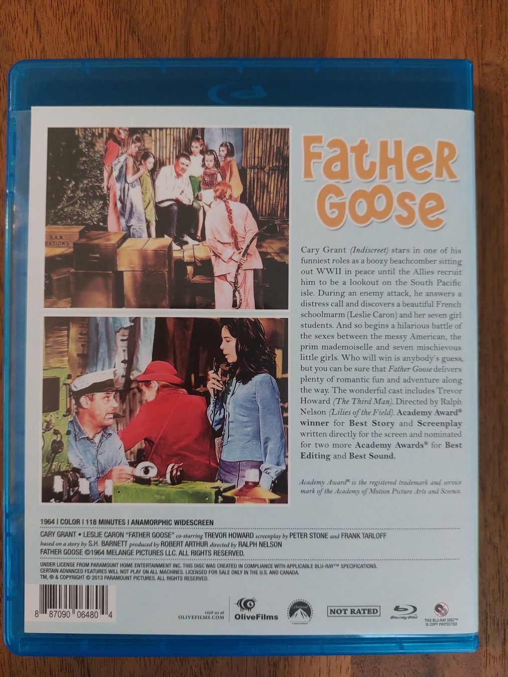 Tutti i DVDs: Blu Ray - Father Goose mit Cary Grant / US Code – Usato da Rheinfelden venduto da FilmAuktion 1