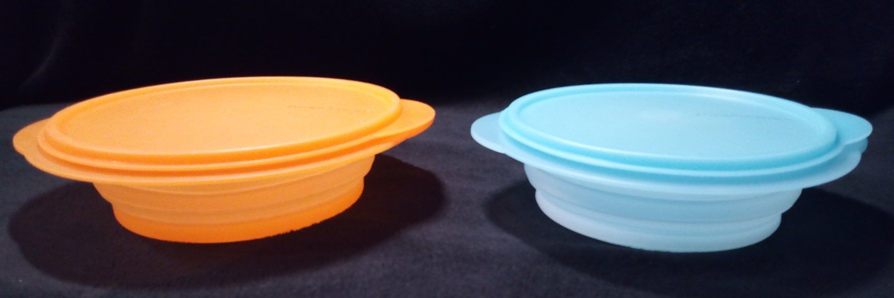 Tupperware Contenitori & Simili: 2 TUPPERWARE Mini-Max - Faltbare Schüsseln mit Deckel – Usato da Werdenberg venduto da EXA-Secondhand