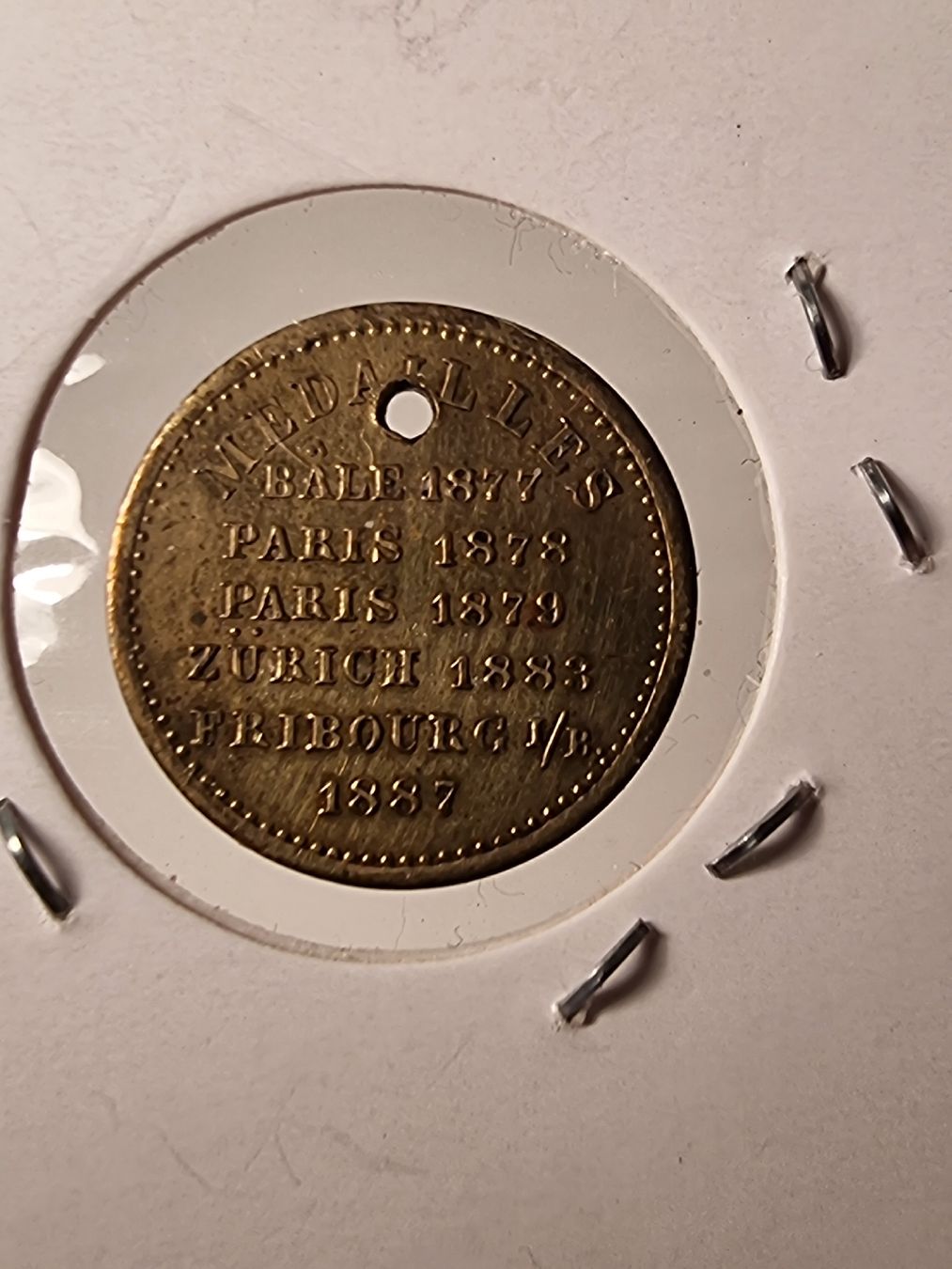 Medaillen: Alte Reklamemarke STRUB Succ. Champagner Blankemhorn – Neu (gemäss Beschreibung) aus Neuenhof von tap_mxt6 1