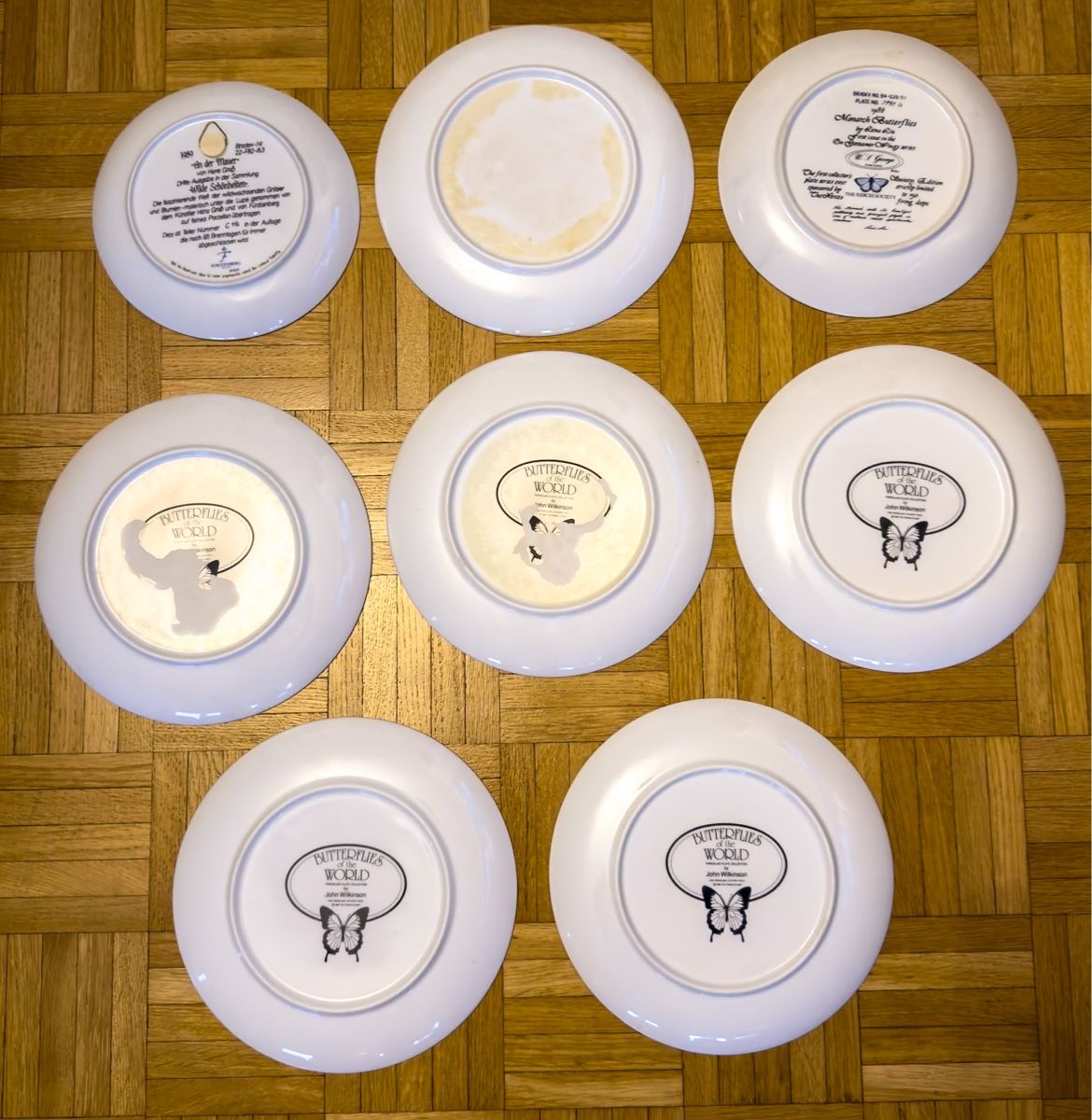 Piatti: 8x Sammelteller Schmetterlinge - Franklin Mint, etc. – Usato da Zürich venduto da stevocem 1