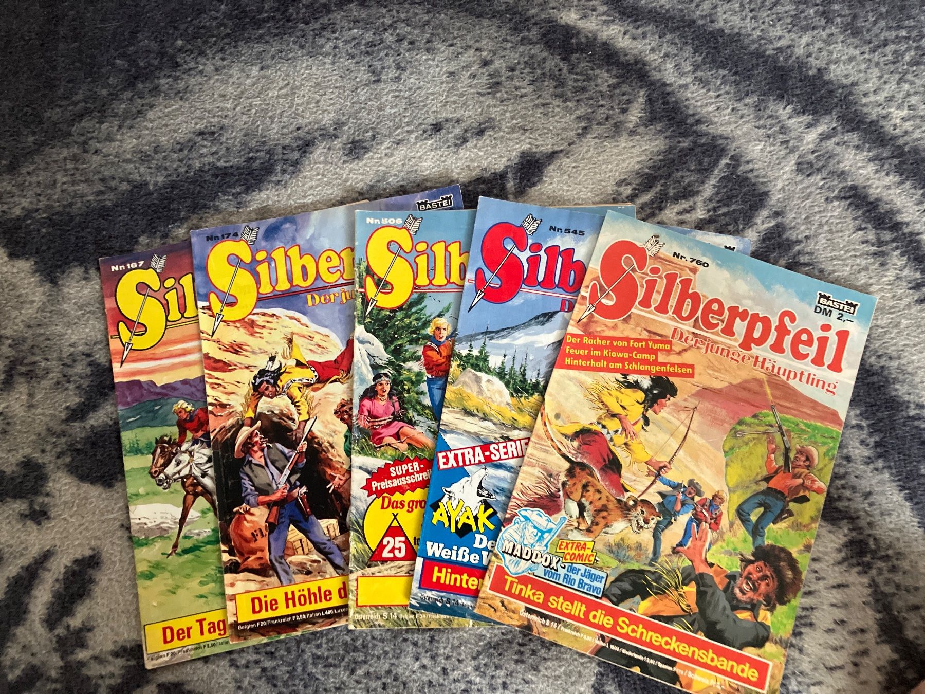 BD: Silberpfeil Comics von Bastei 5 Stück – D'occasion à auenstein par spyrou