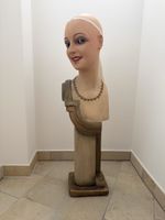 Schaufensterpuppe Kopf auf Sockel 90 cm Höhe gebraucht