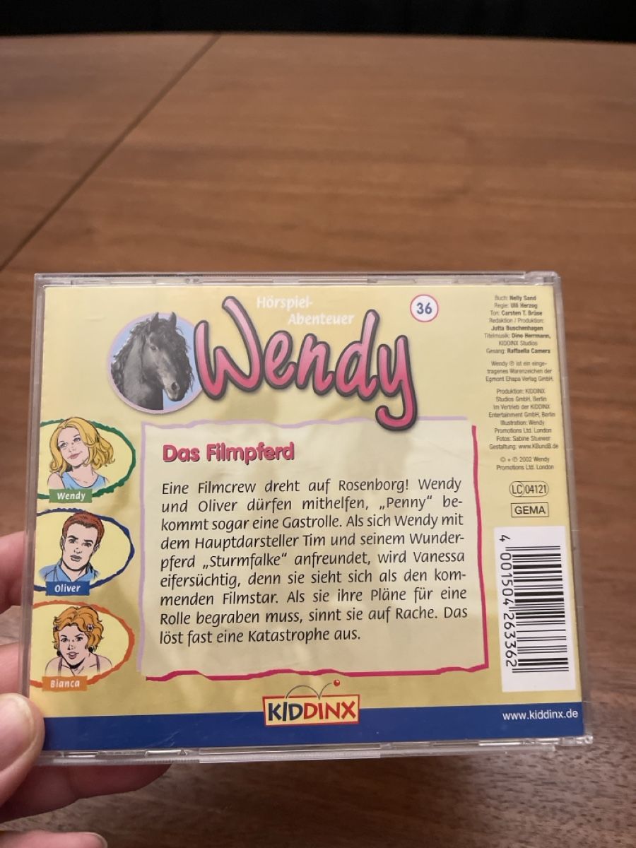 Audiolibri: 3 Wendy Hörspiel – Usato da Samstagern venduto da Katinka8 3