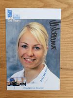 Handsignierte Magdalena Neuner Autogrammkarte
