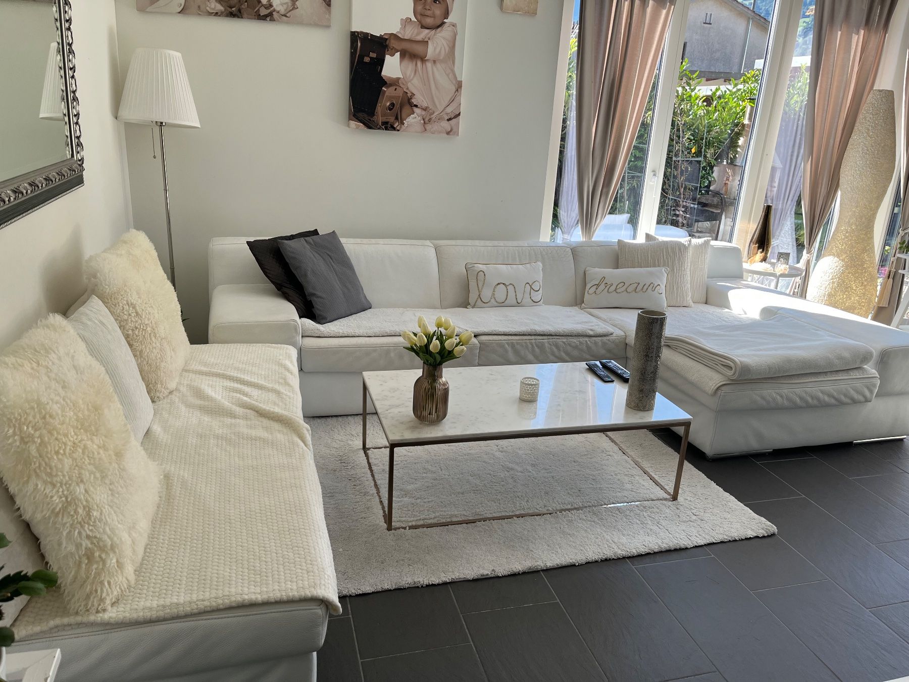 Ecksofa weiss gebraucht guter Zustand (Gebraucht) in Vilters für CHF 290 – nur Abholung auf Ricardo kaufen