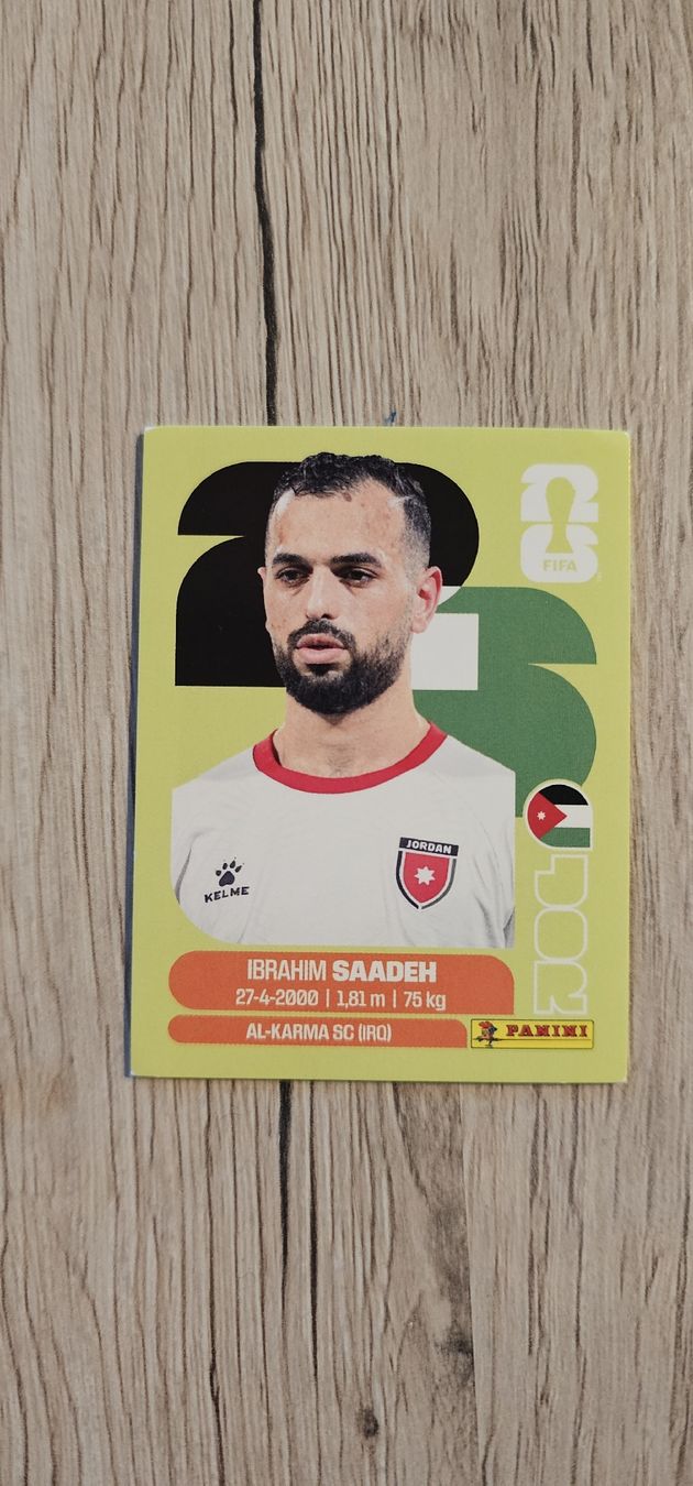 Panini Carte collezionabili: Fifa World Cup Panini JOR 9 – Nuovo e nell'imballaggio originale da Biel VS venduto da volcom8702